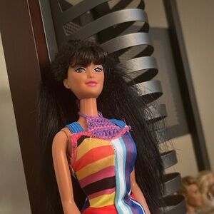 Pearl Beach Kira Barbie Doll with Black Hair two outfits